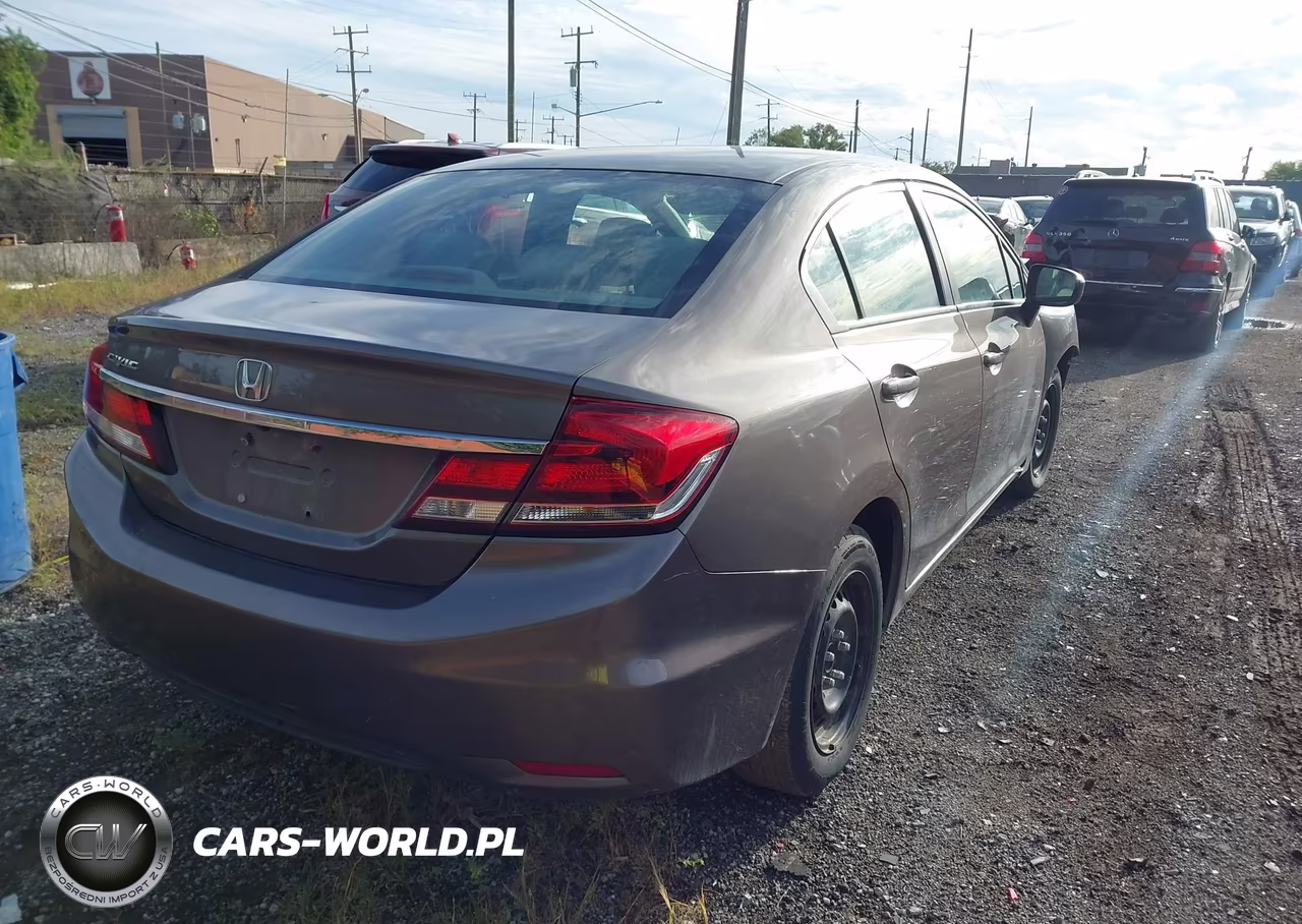 2014 Honda Civic Lx VIN:2HGFB2F51EH507240 - 4