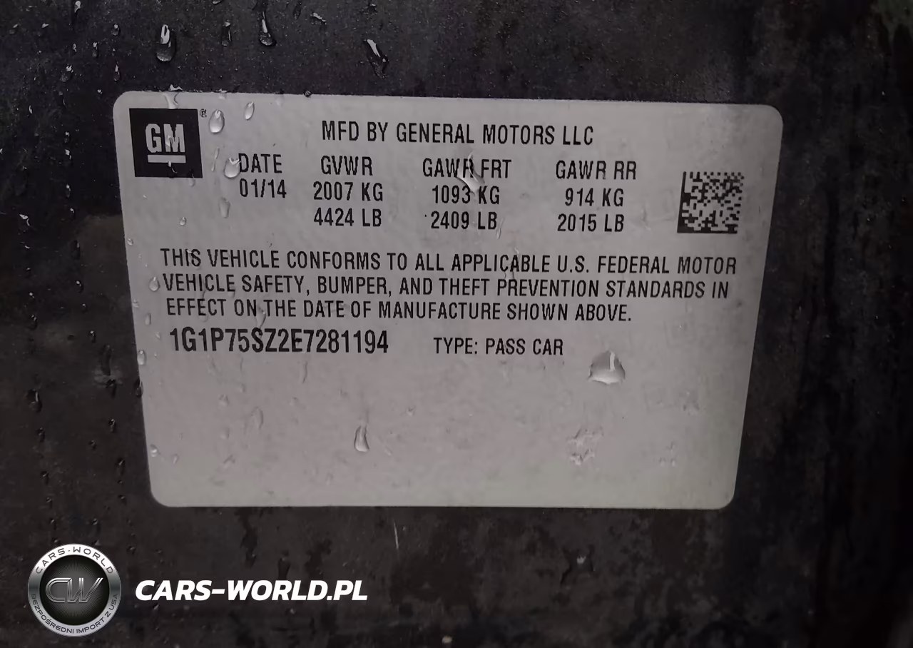 2014 Chevrolet Cruze Diesel VIN:1G1P75SZ2E7281194 - 9