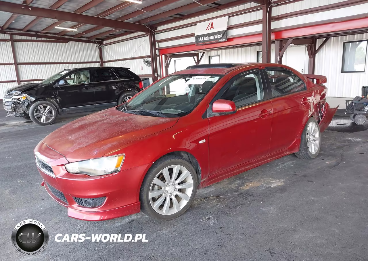 2008 Mitsubishi Lancer Gts VIN:JA3AU86U98U029548 - 2