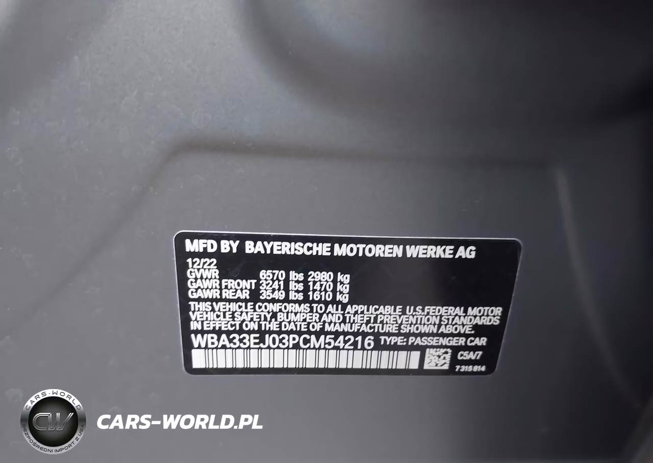 2023 BMW 760 I xDrive VIN:WBA33EJ03PCM54216 - 9