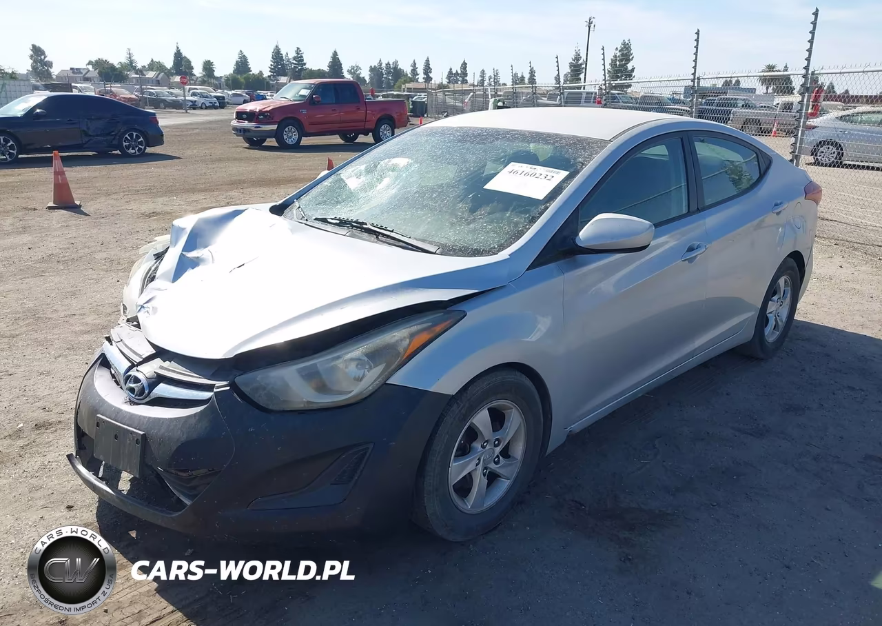 2014 Hyundai Elantra Se VIN:5NPDH4AE0EH477677 - 2