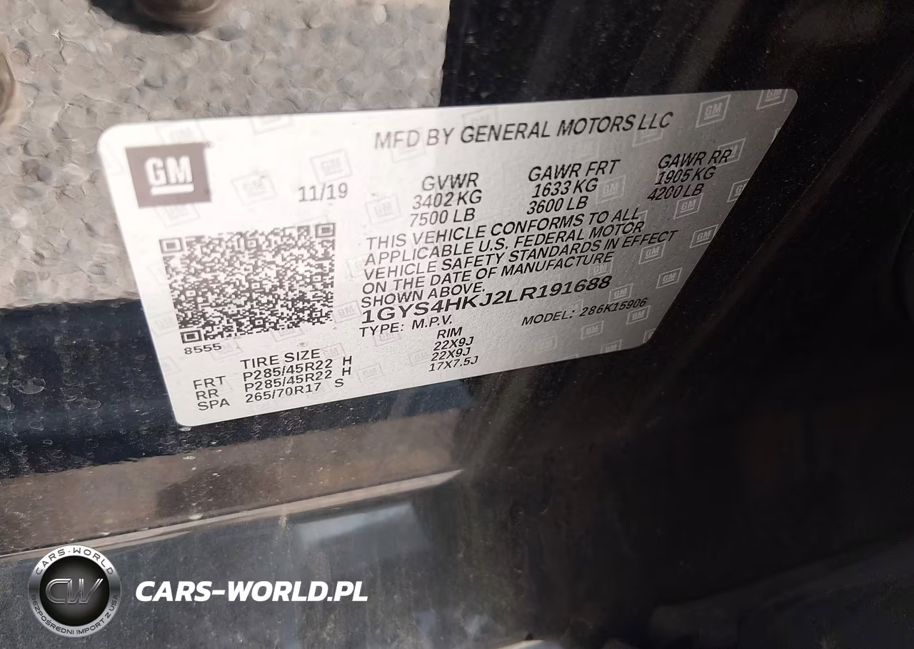 2020 Cadillac Escalade Esv 4Wd Luxury VIN:1GYS4HKJ2LR191688 - 9