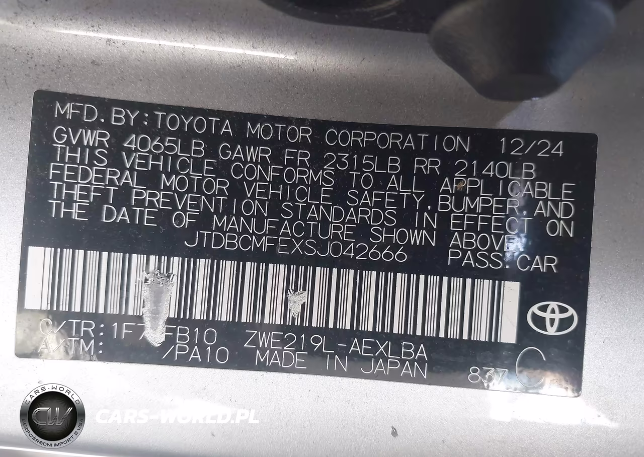 2025 Toyota Corolla Hybrid Le VIN:JTDBCMFEXSJ042666 - 9