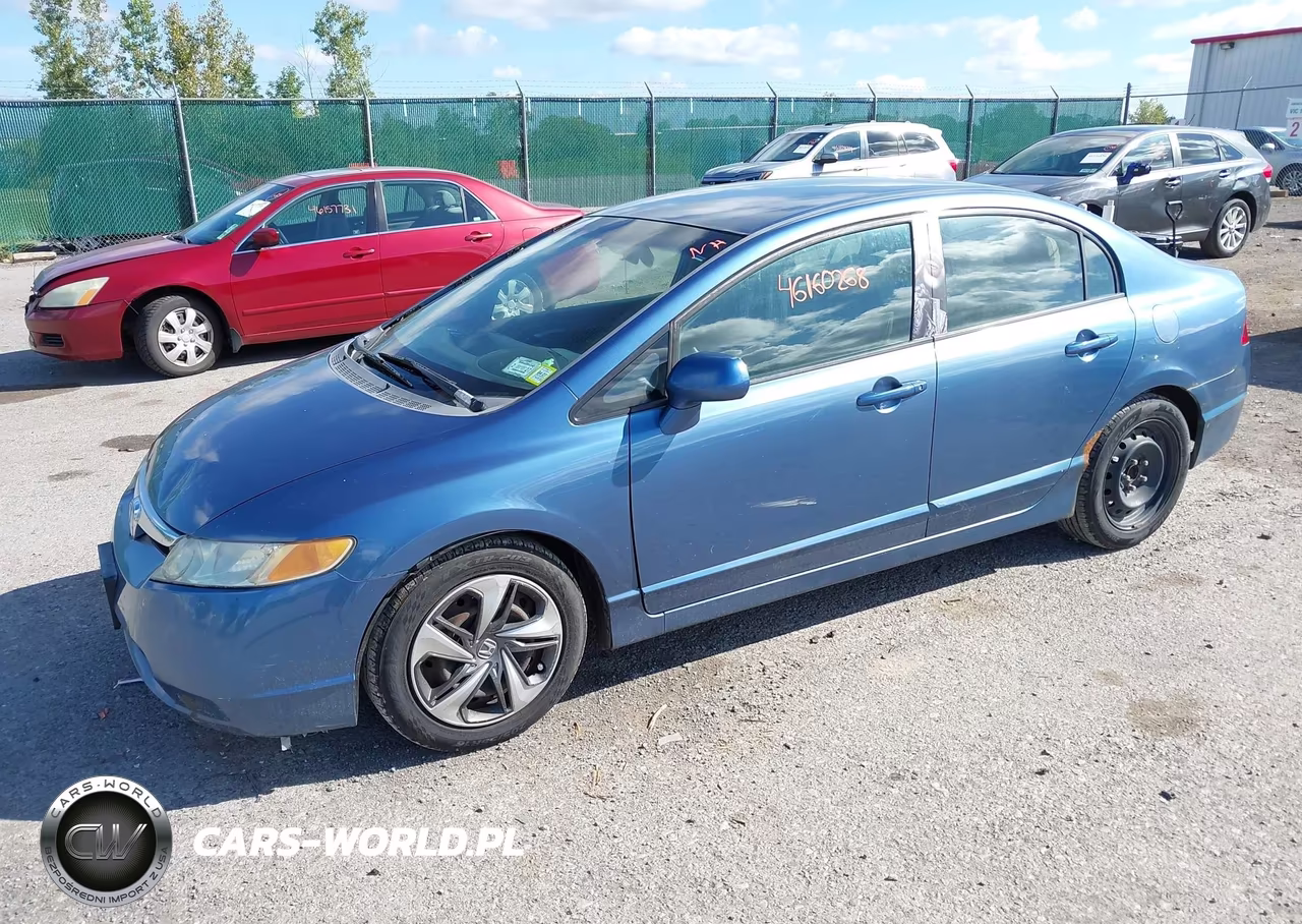 2008 Honda Civic Lx VIN:2HGFA16508H519364 - 2