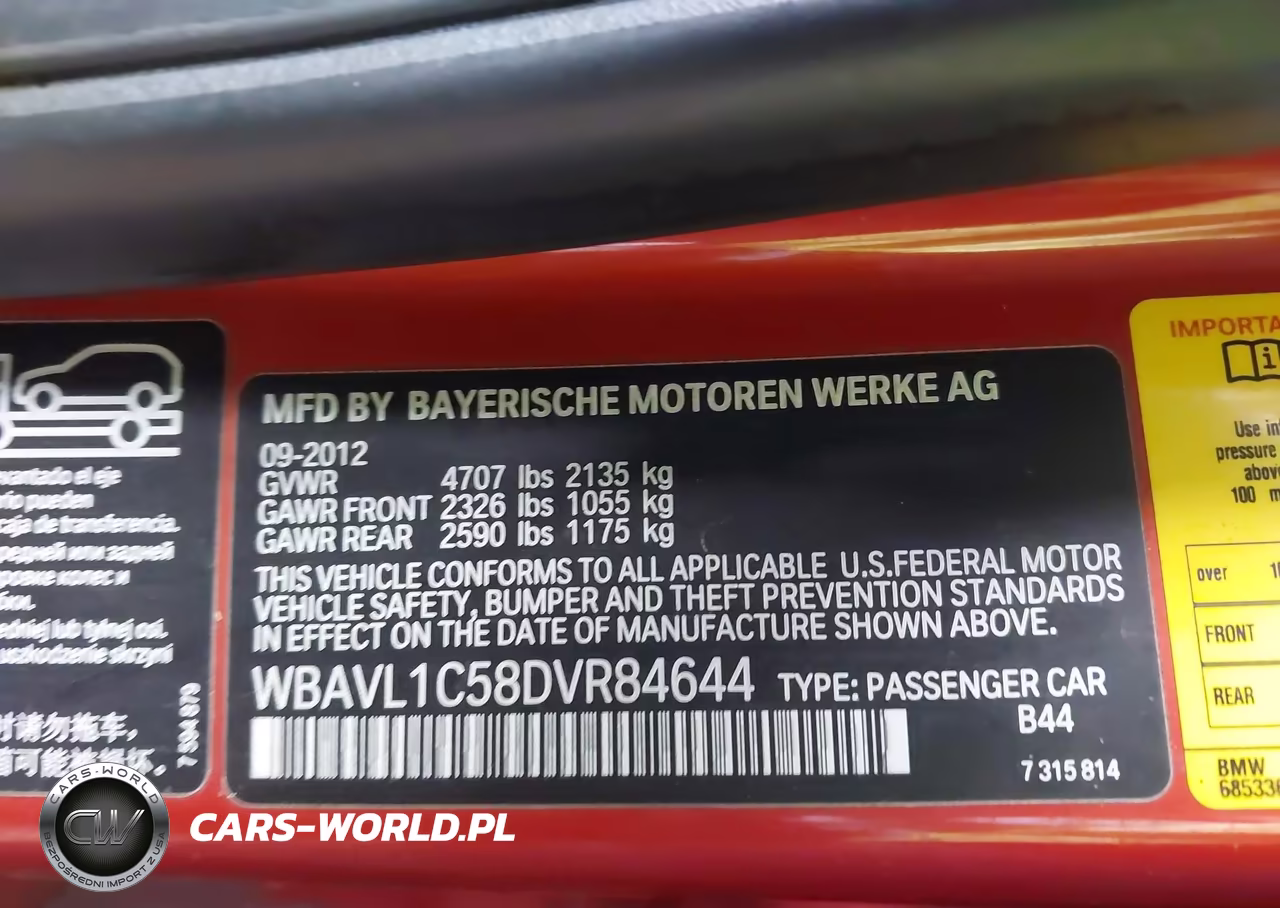 2013 BMW X1 xDrive28I VIN:WBAVL1C58DVR84644 - 9