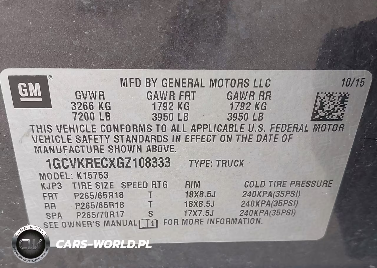 2016 Chevrolet Silverado 1500 Lt VIN:1GCVKRECXGZ108333 - 9