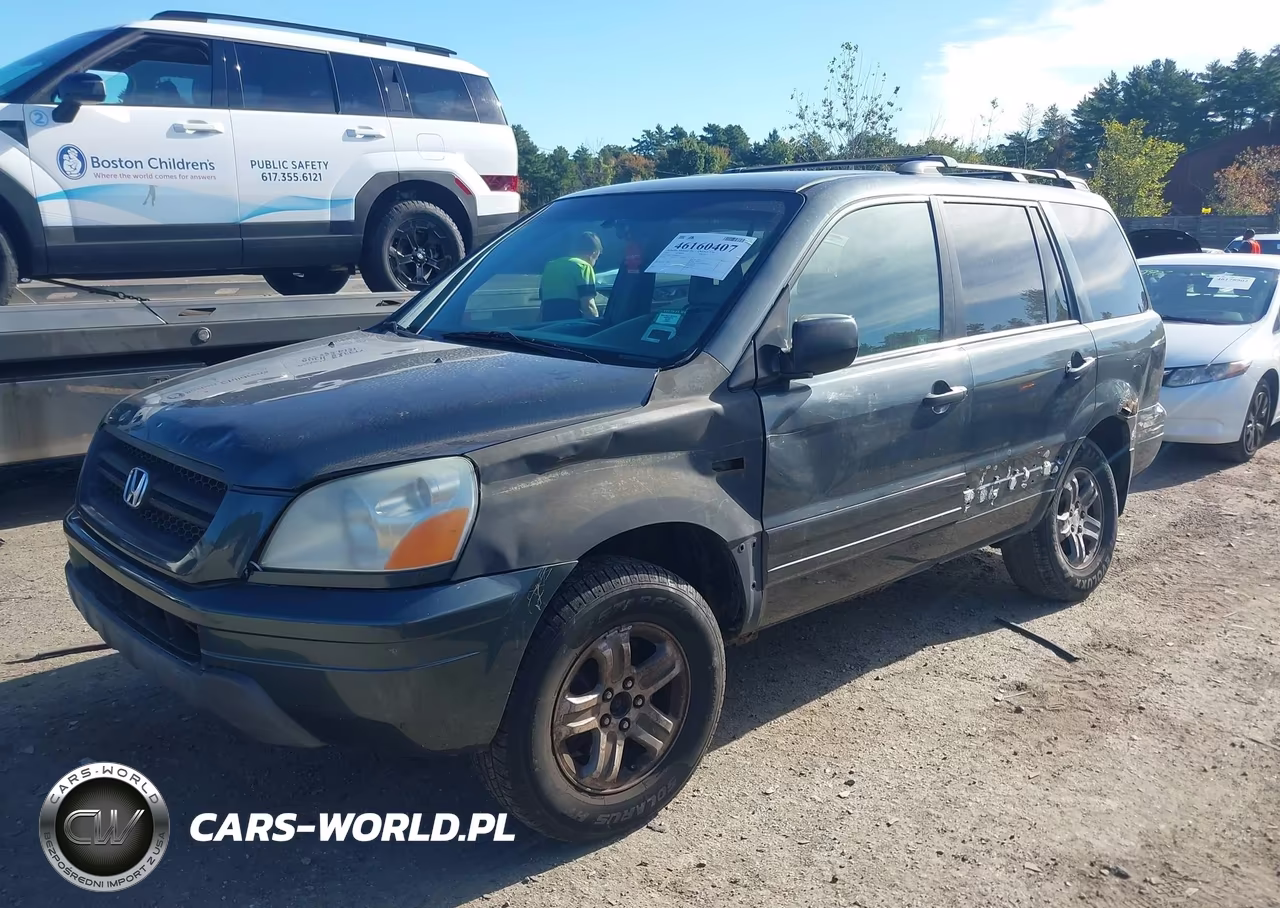 2004 Honda Pilot Ex-L VIN:2HKYF18584H623317 - 2