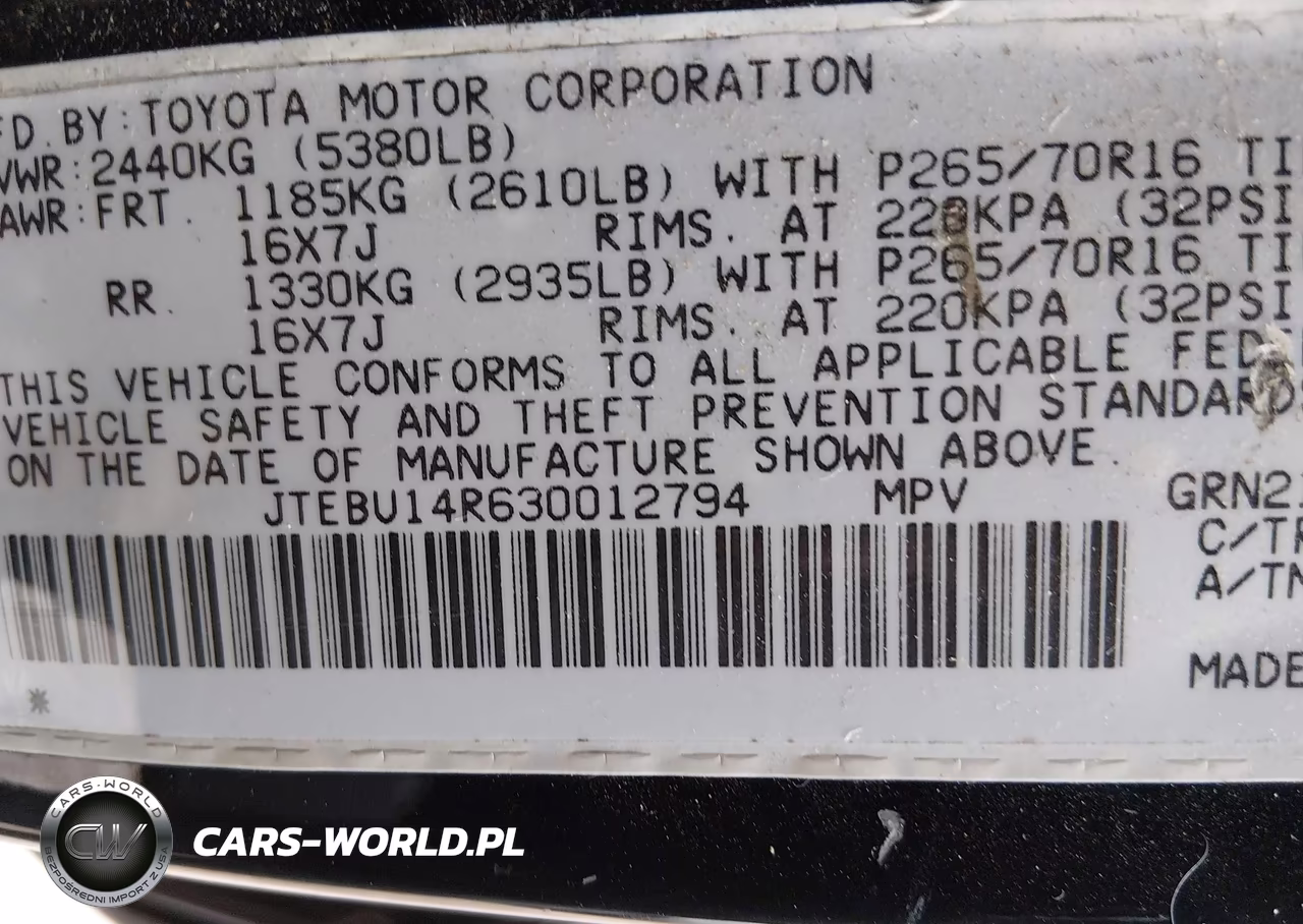 2003 Toyota 4Runner Sr5 V6 VIN:JTEBU14R630012794 - 9
