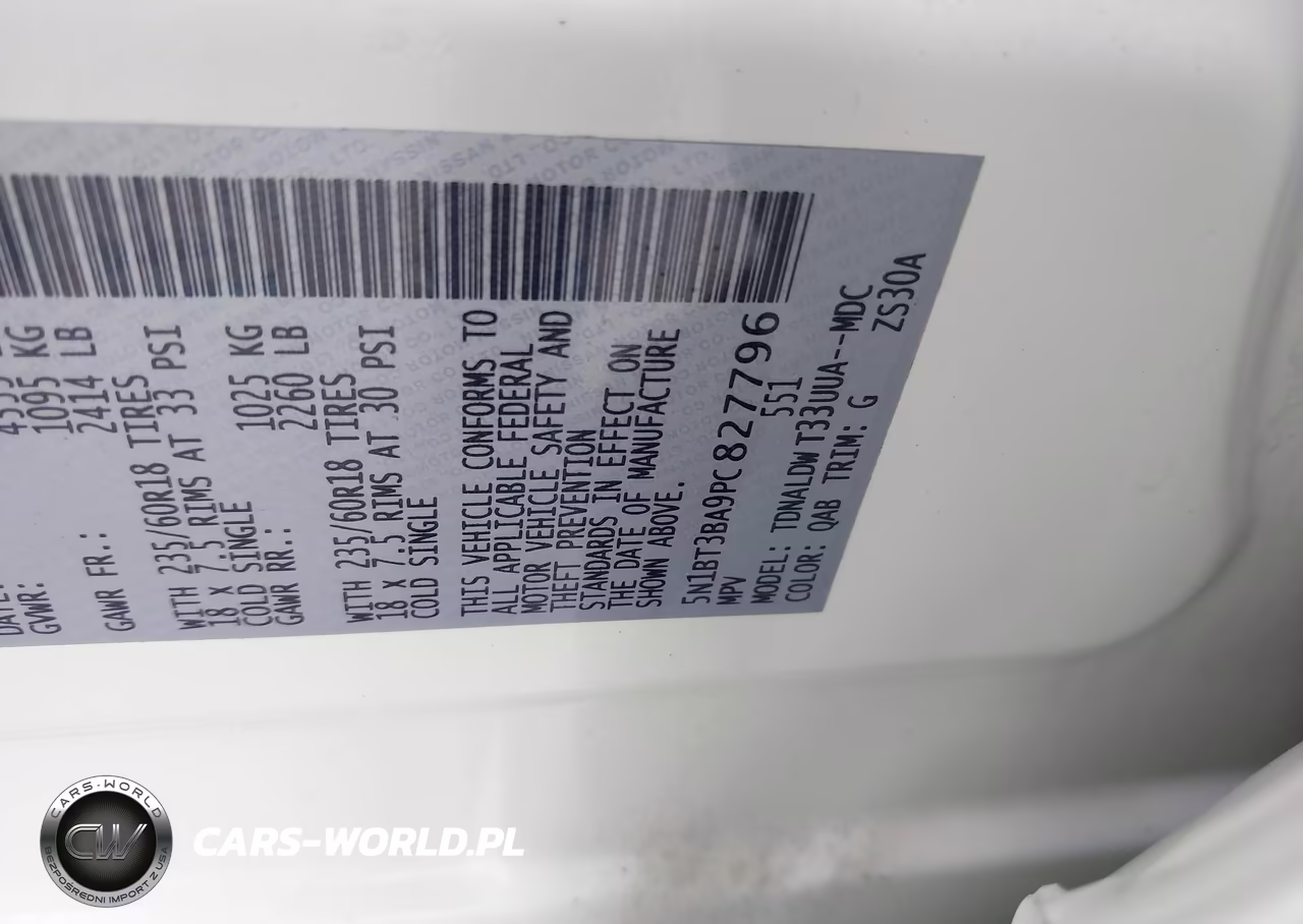 2023 Nissan Rogue Sv Fwd VIN:5N1BT3BA9PC827796 - 9