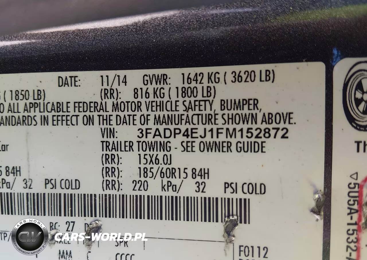 2015 Ford Fiesta Se VIN:3FADP4EJ1FM152872 - 9