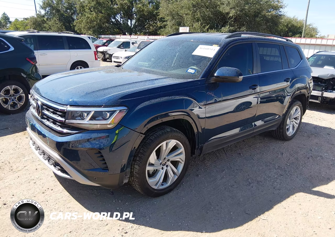 2022 Volkswagen Atlas 3.6L V6 Se W-Technology VIN:1V2WR2CA7NC504016 - 2