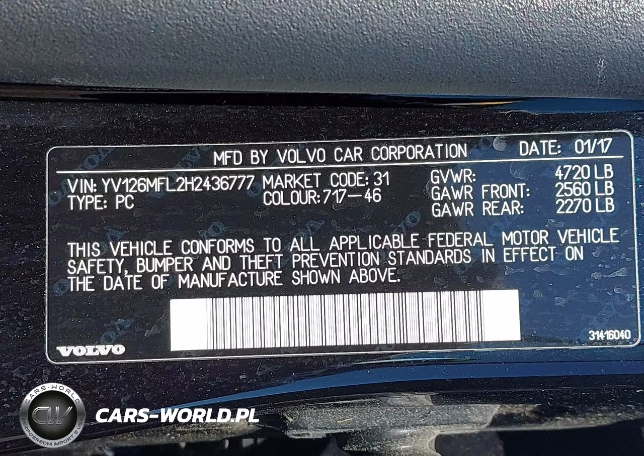 2017 Volvo S60 T5 Dynamic VIN:YV126MFL2H2436777 - 9