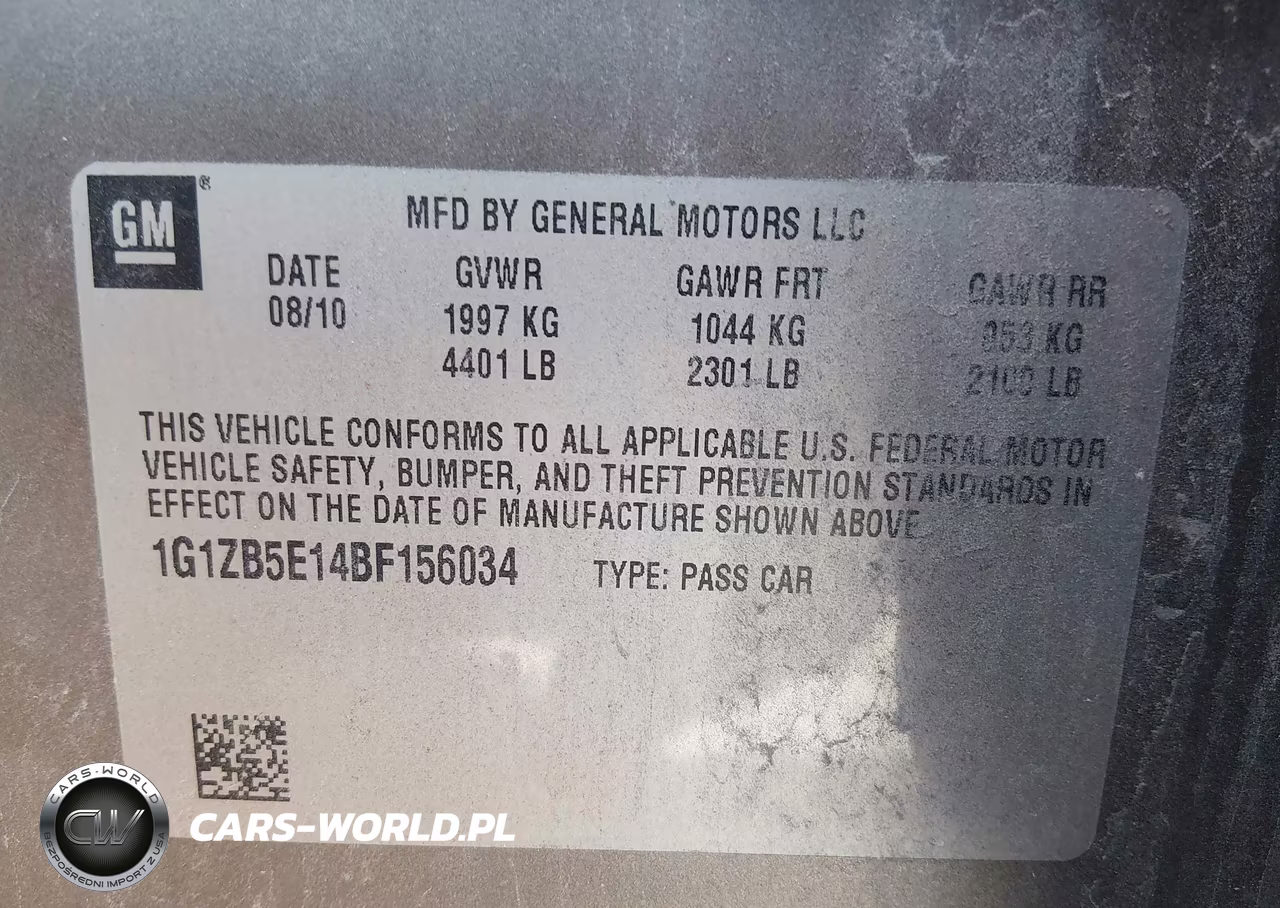 2011 Chevrolet Malibu Ls VIN:1G1ZB5E14BF156034 - 9