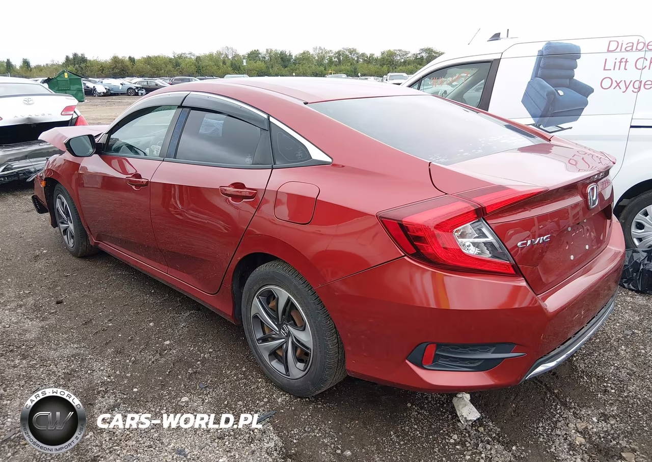 2020 Honda Civic Lx VIN:19XFC2F61LE001257 - 3