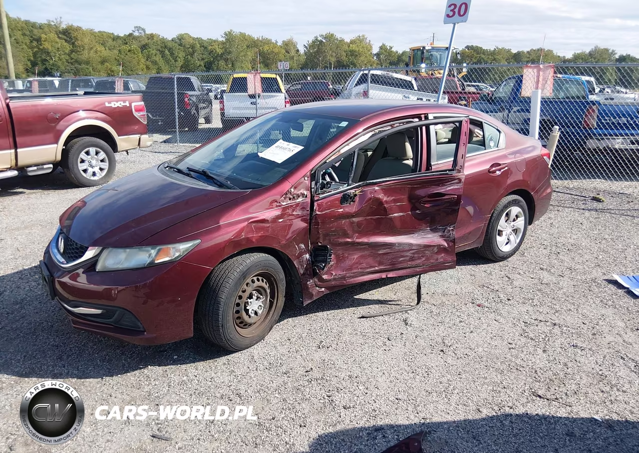2015 Honda Civic Lx VIN:19XFB2F58FE267115 - 2