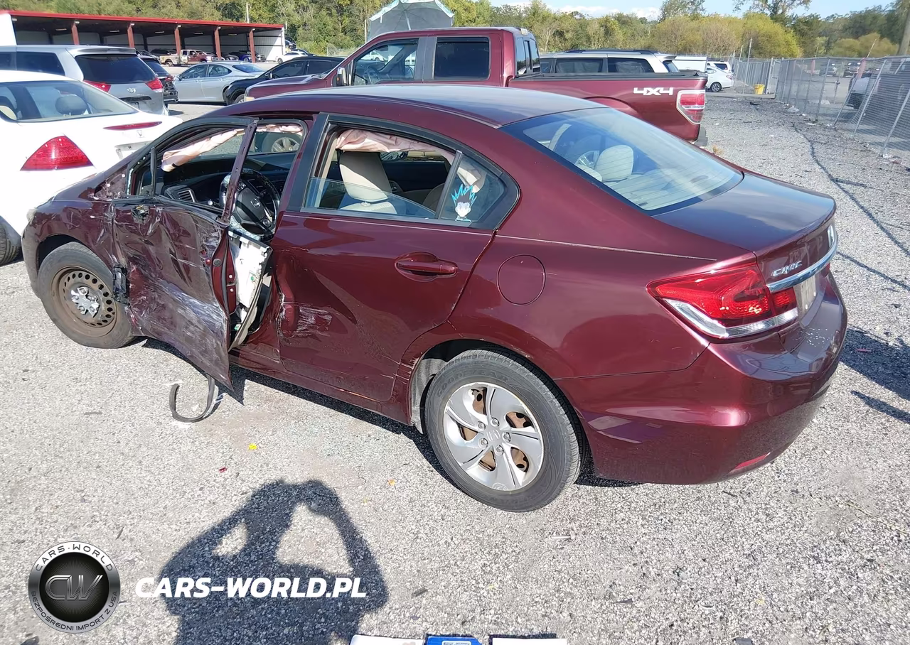 2015 Honda Civic Lx VIN:19XFB2F58FE267115 - 3