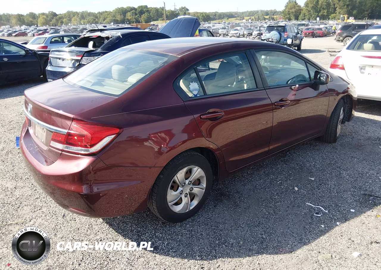 2015 Honda Civic Lx VIN:19XFB2F58FE267115 - 4