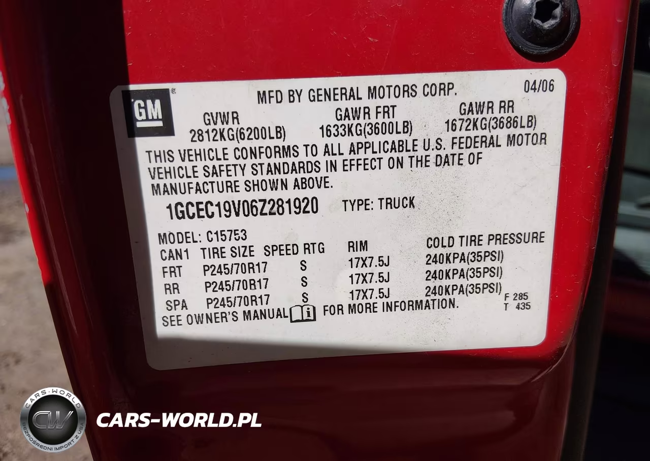 2006 Chevrolet Silverado 1500 Lt1 VIN:1GCEC19V06Z281920 - 9