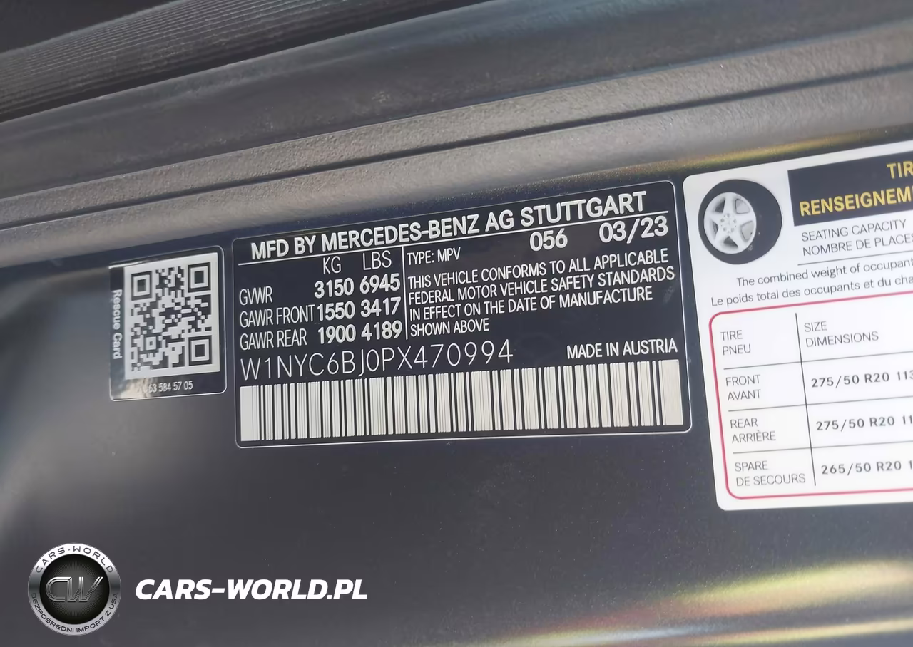 2023 Mercedes-Benz G 550 4Matic VIN:W1NYC6BJ0PX470994 - 9