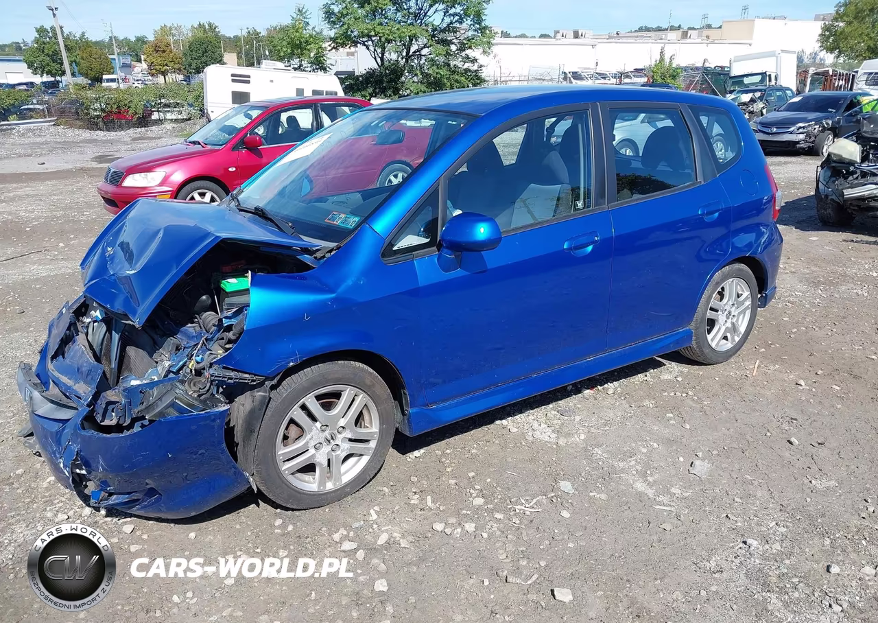 2007 Honda Fit Sport VIN:JHMGD38617S063635 - 2