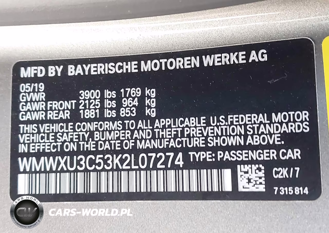 2019 Mini Hardtop Cooper S VIN:WMWXU3C53K2L07274 - 9