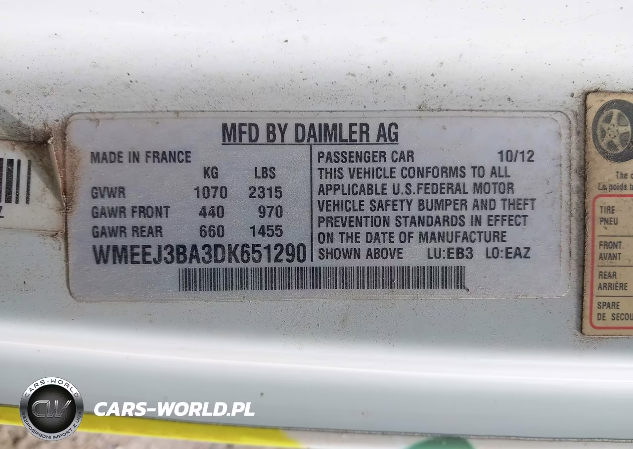 2013 Smart Fortwo Passion-Pure VIN:WMEEJ3BA3DK651290 - 9