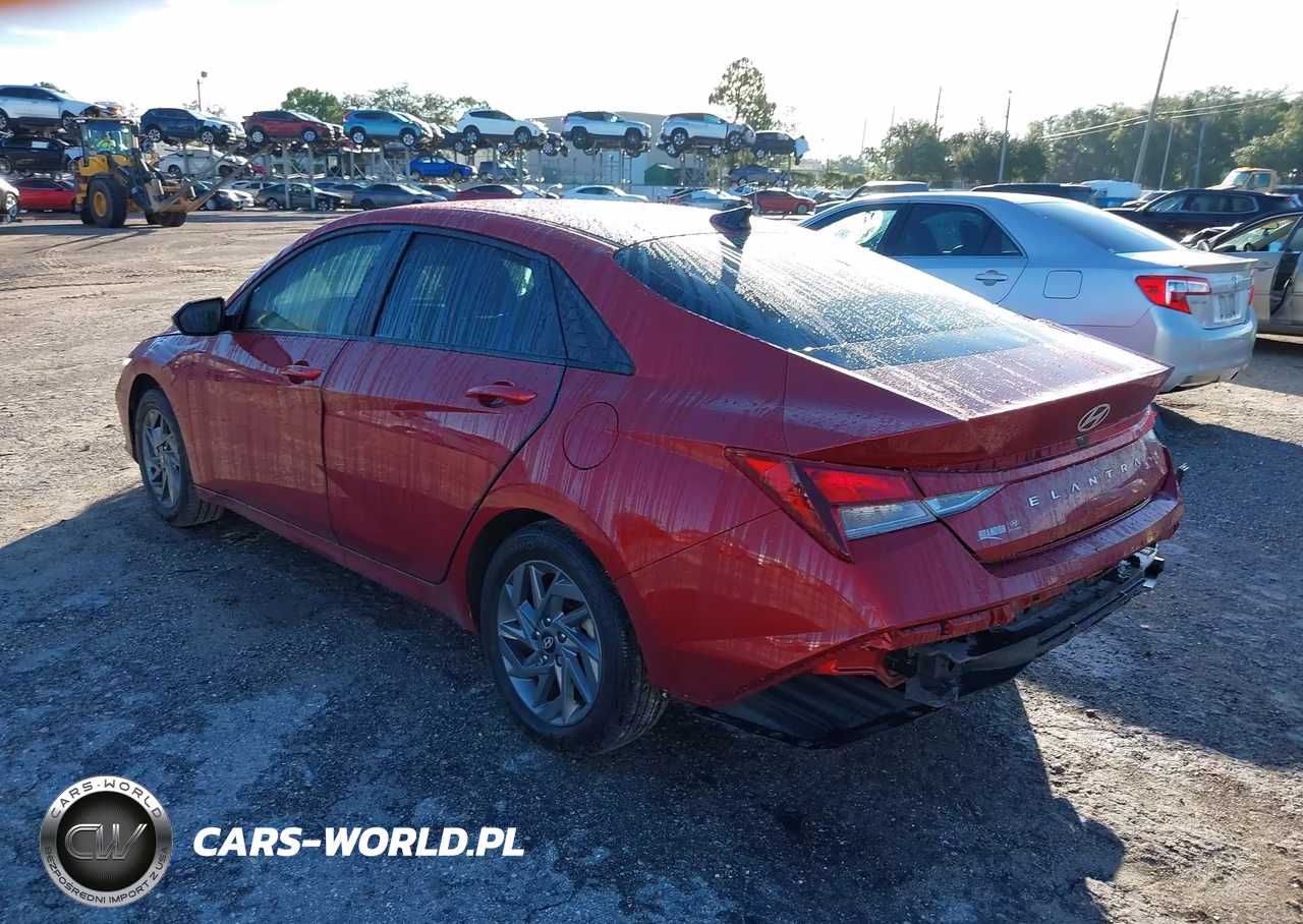 2024 Hyundai Elantra Sel VIN:KMHLM4DG6RU757664 - 3
