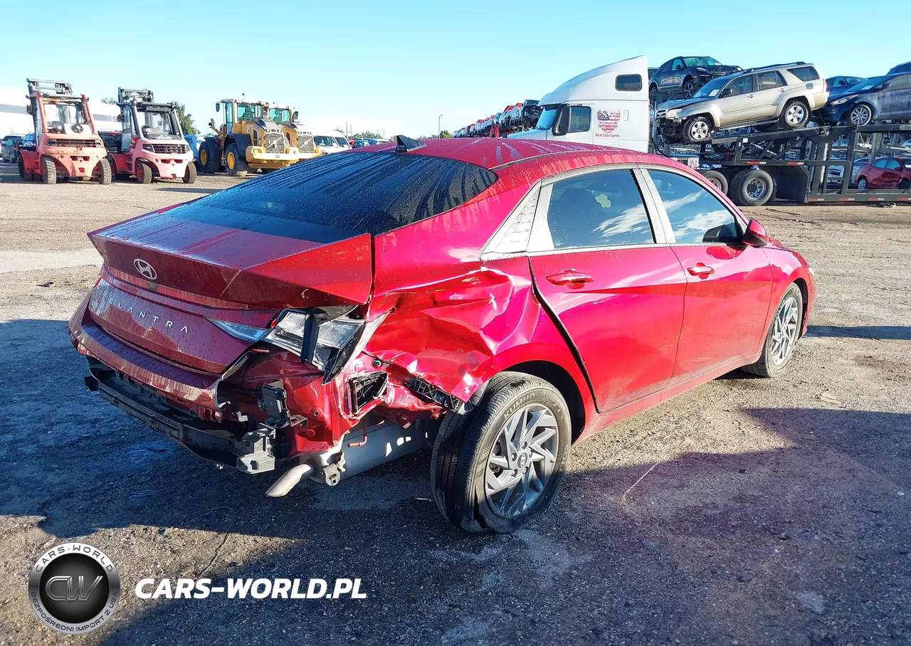 2024 Hyundai Elantra Sel VIN:KMHLM4DG6RU757664 - 4