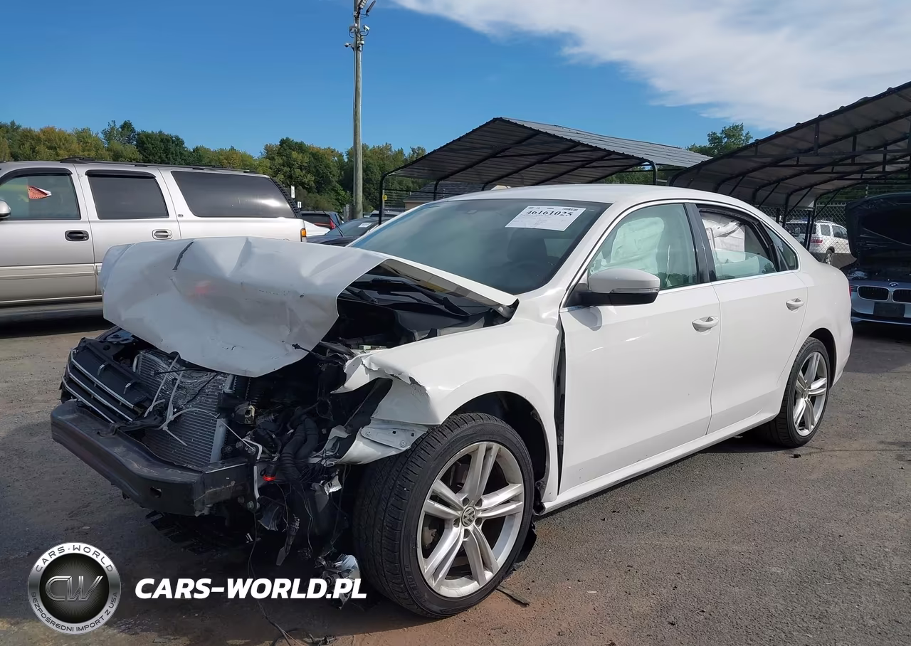 2015 Volkswagen Passat 2.0L Tdi Se VIN:1VWBV7A34FC014824 - 2