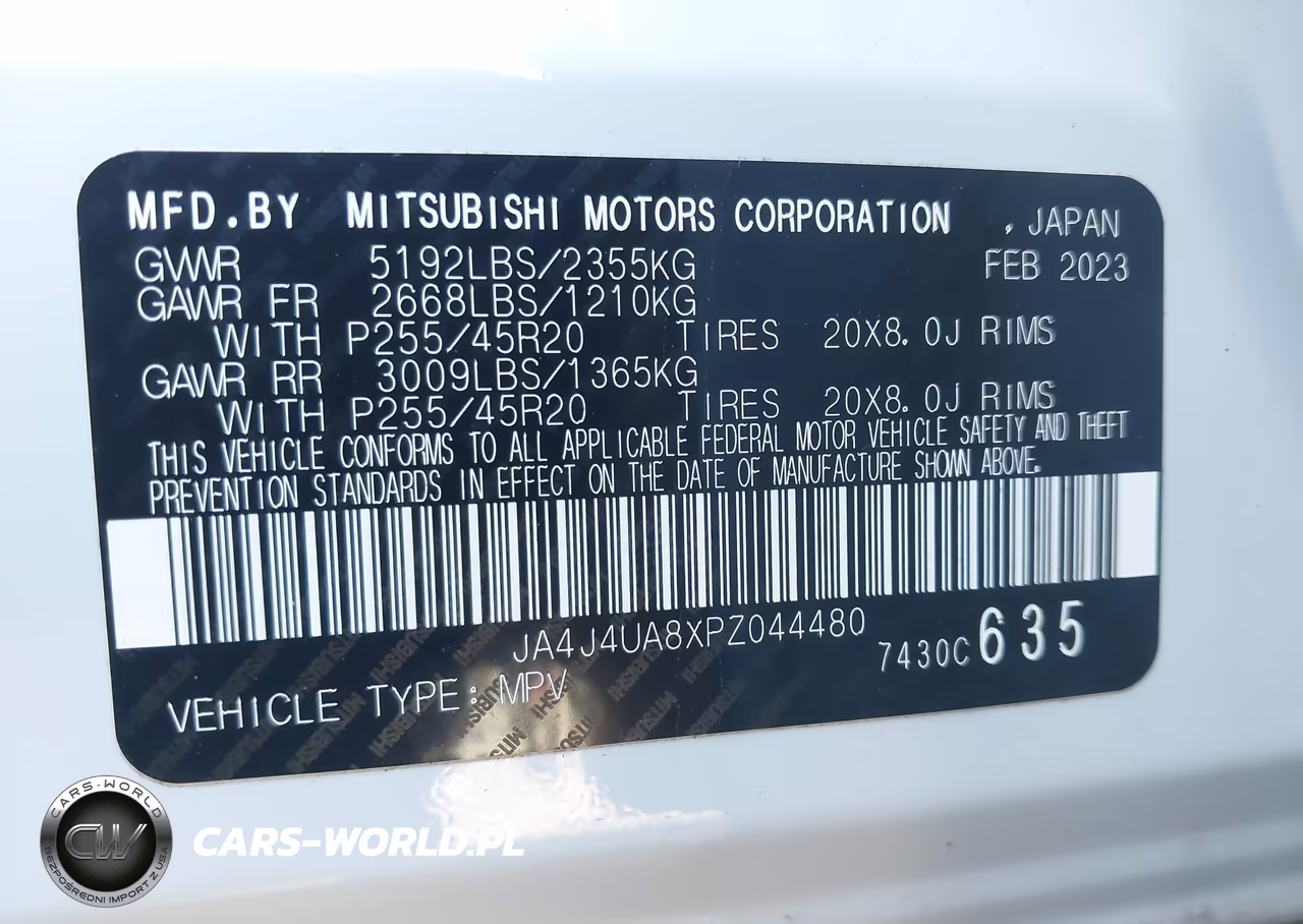 2023 Mitsubishi Outlander Se 2.5 S-Awc VIN:JA4J4UA8XPZ044480 - 9
