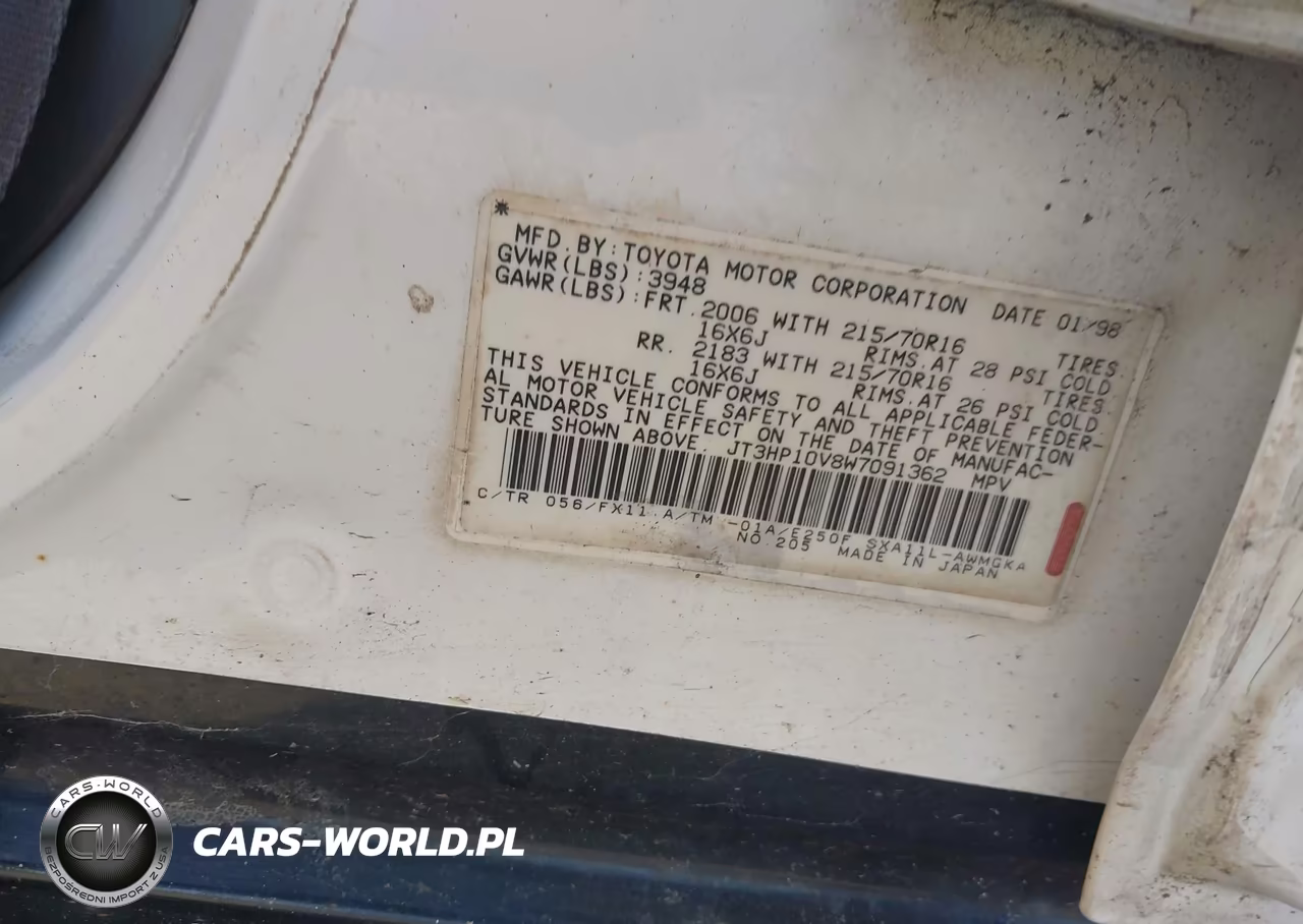 1998 Toyota Rav4 VIN:JT3HP10V8W7091362 - 9