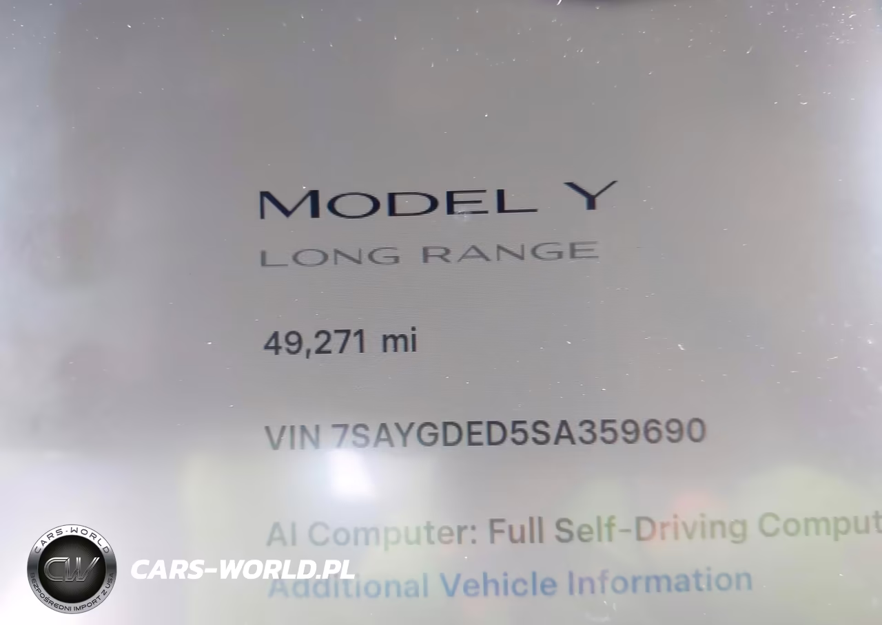 2025 Tesla Model Y Long Range Dual Motor Rear-Wheel Drive VIN:7SAYGDED5SA359690 - 15
