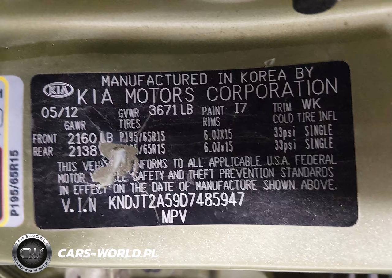 2013 Kia Soul VIN:KNDJT2A59D7485947 - 9