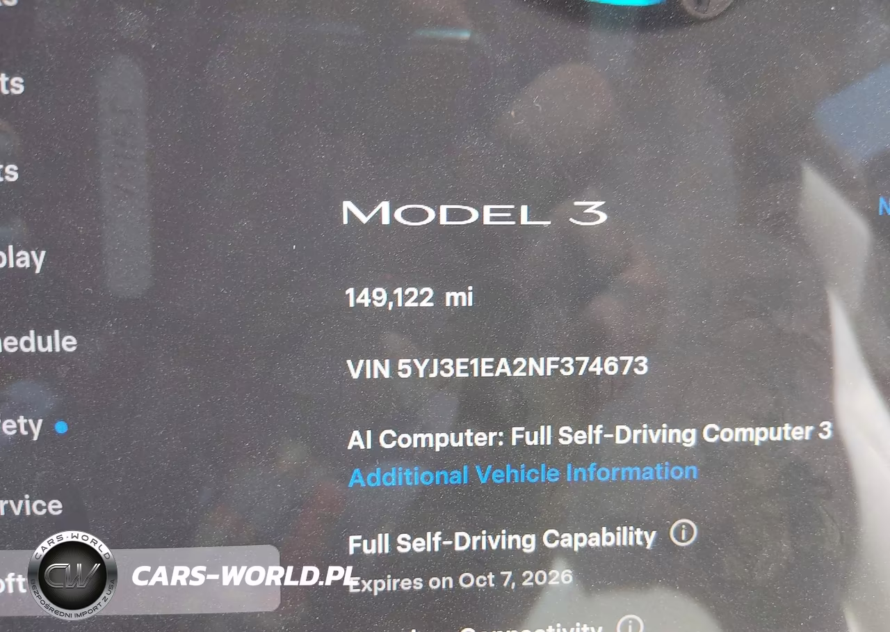 2022 Tesla Model 3 Rear-Wheel Drive VIN:5YJ3E1EA2NF374673 - 15