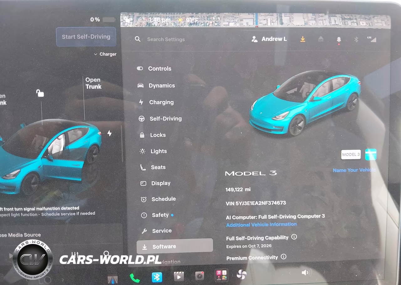 2022 Tesla Model 3 Rear-Wheel Drive VIN:5YJ3E1EA2NF374673 - 7