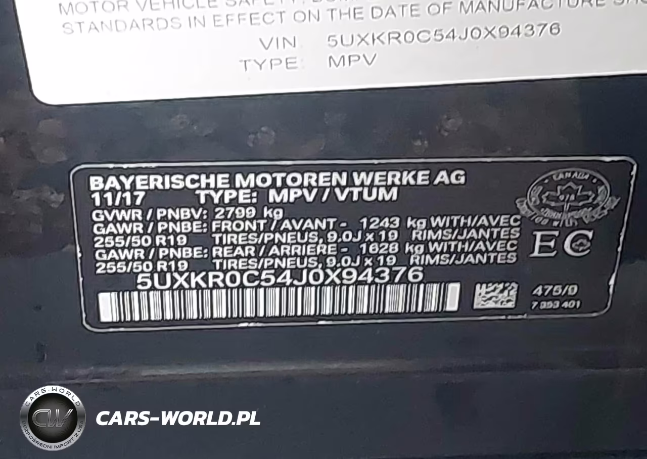 2018 BMW X5 xDrive35I VIN:5UXKR0C54J0X94376 - 9
