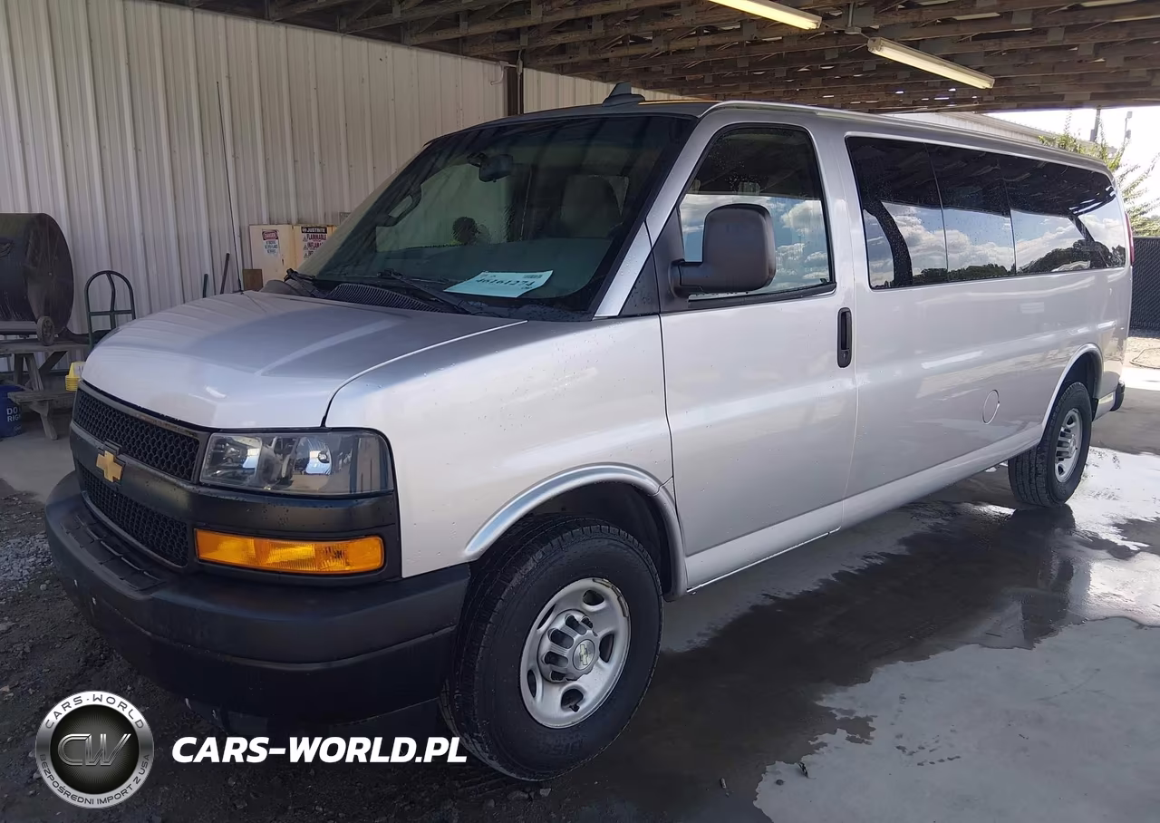 2022 Chevrolet Express Passenger Rwd 3500 Extended Wheelbase Ls VIN:1GAZGNFP1N1139374 - 2