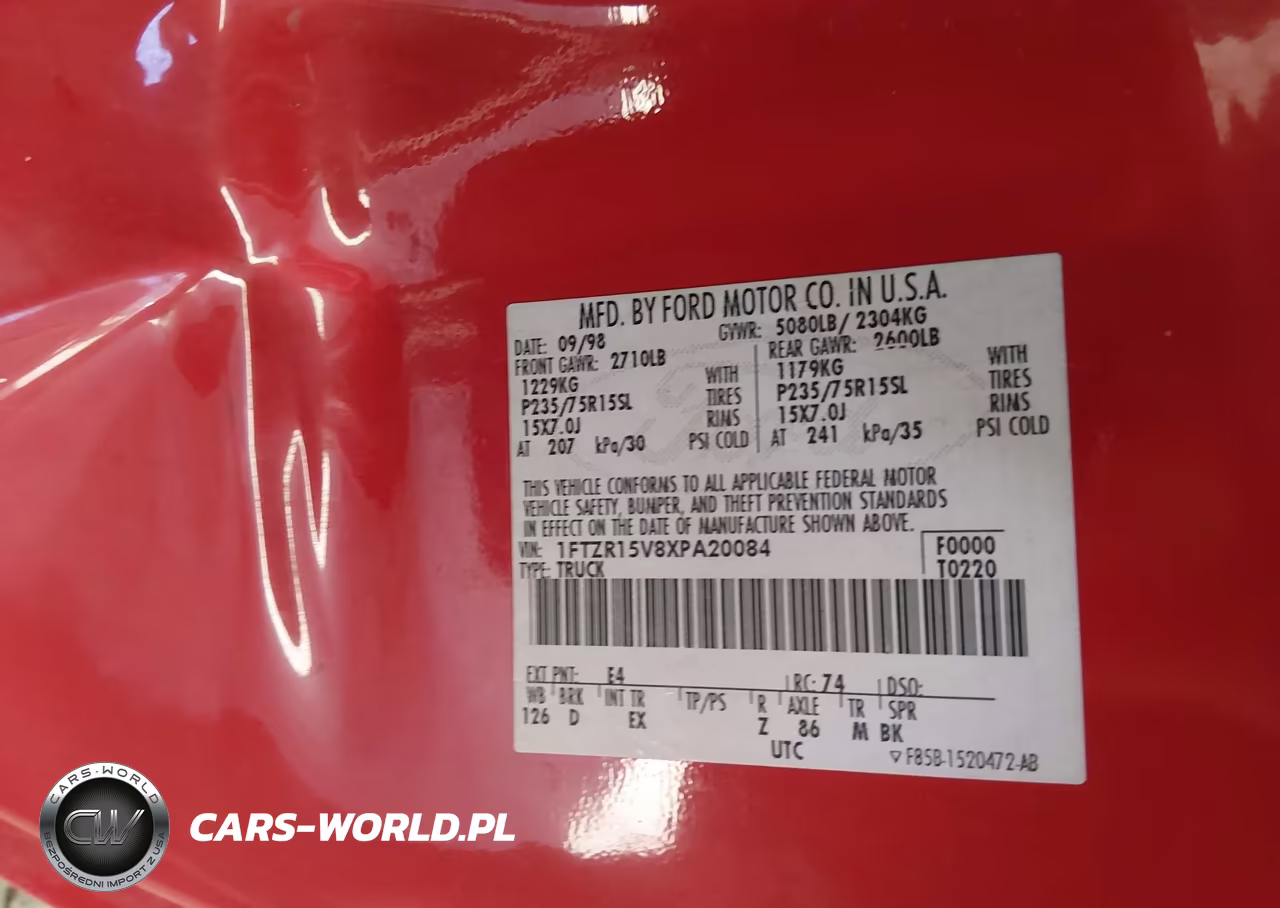 1999 Ford Ranger Xl-Xlt VIN:1FTZR15V8XPA20084 - 9