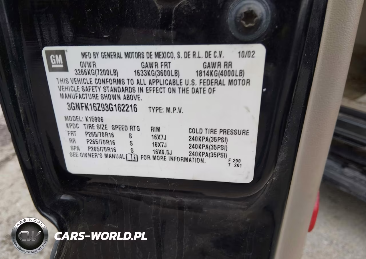 2003 Chevrolet Suburban 1500 Lt VIN:3GNFK16Z93G162216 - 9