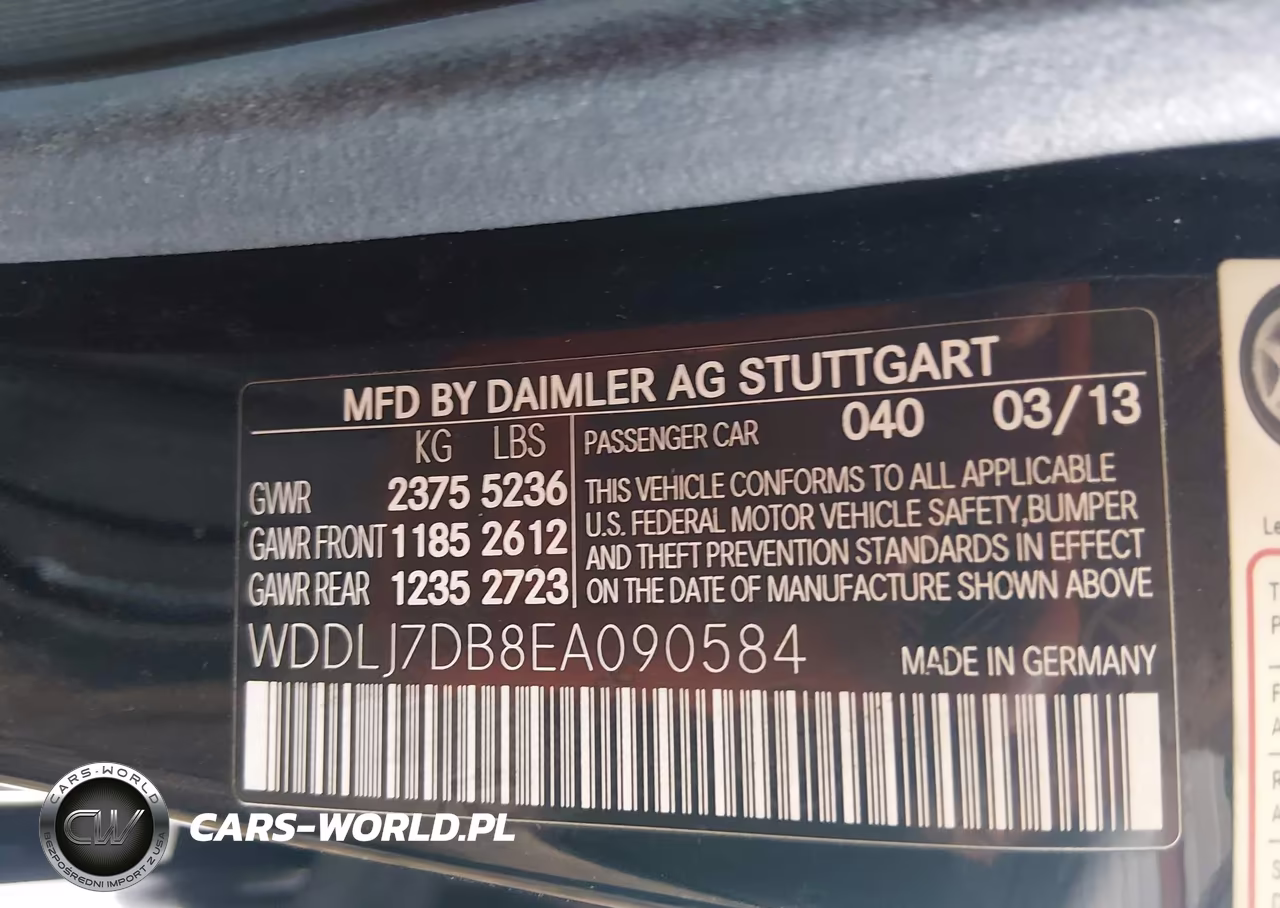 2014 Mercedes-Benz Cls 550 VIN:WDDLJ7DB8EA090584 - 9