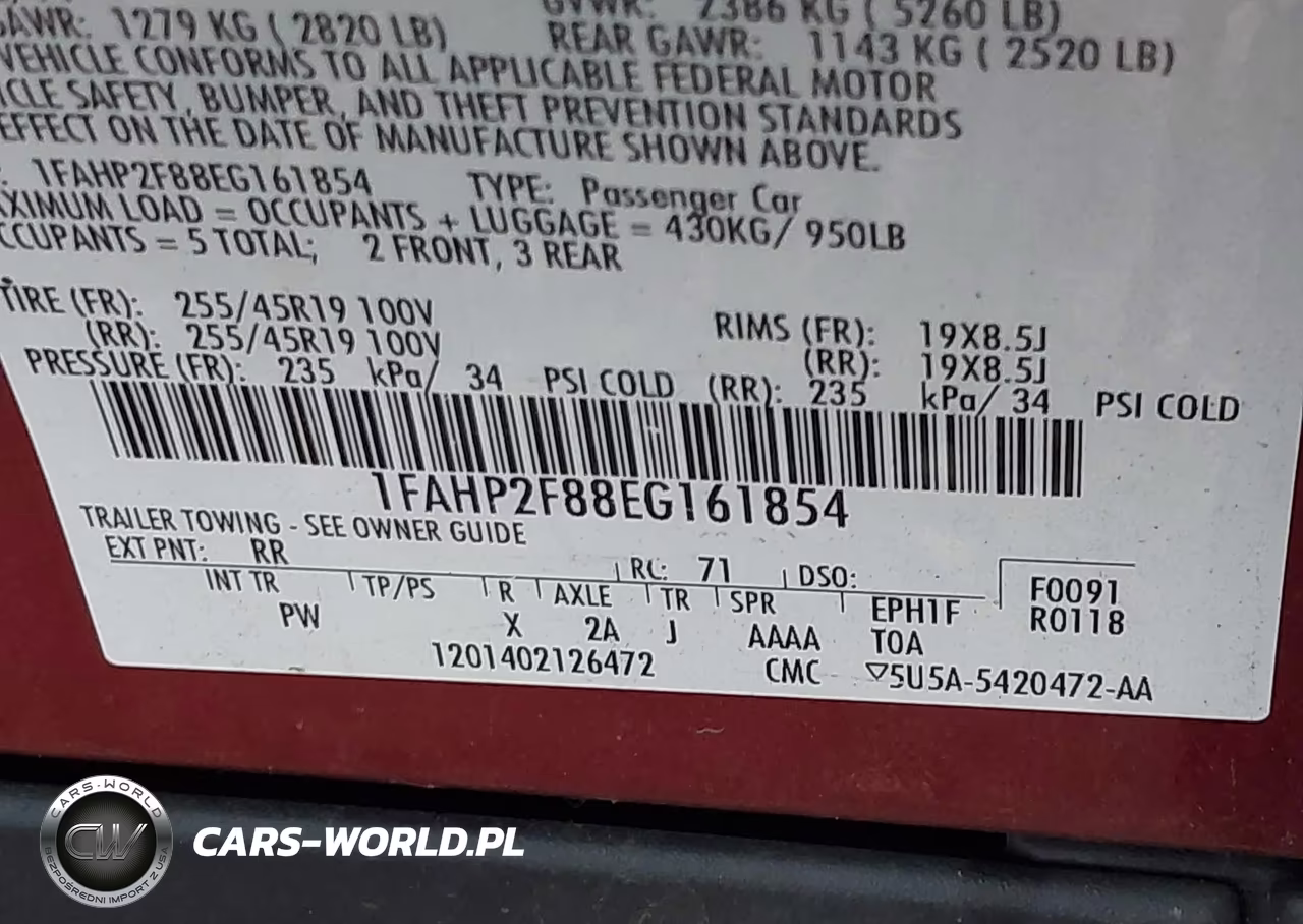 2014 Ford Taurus Limited VIN:1FAHP2F88EG161854 - 9