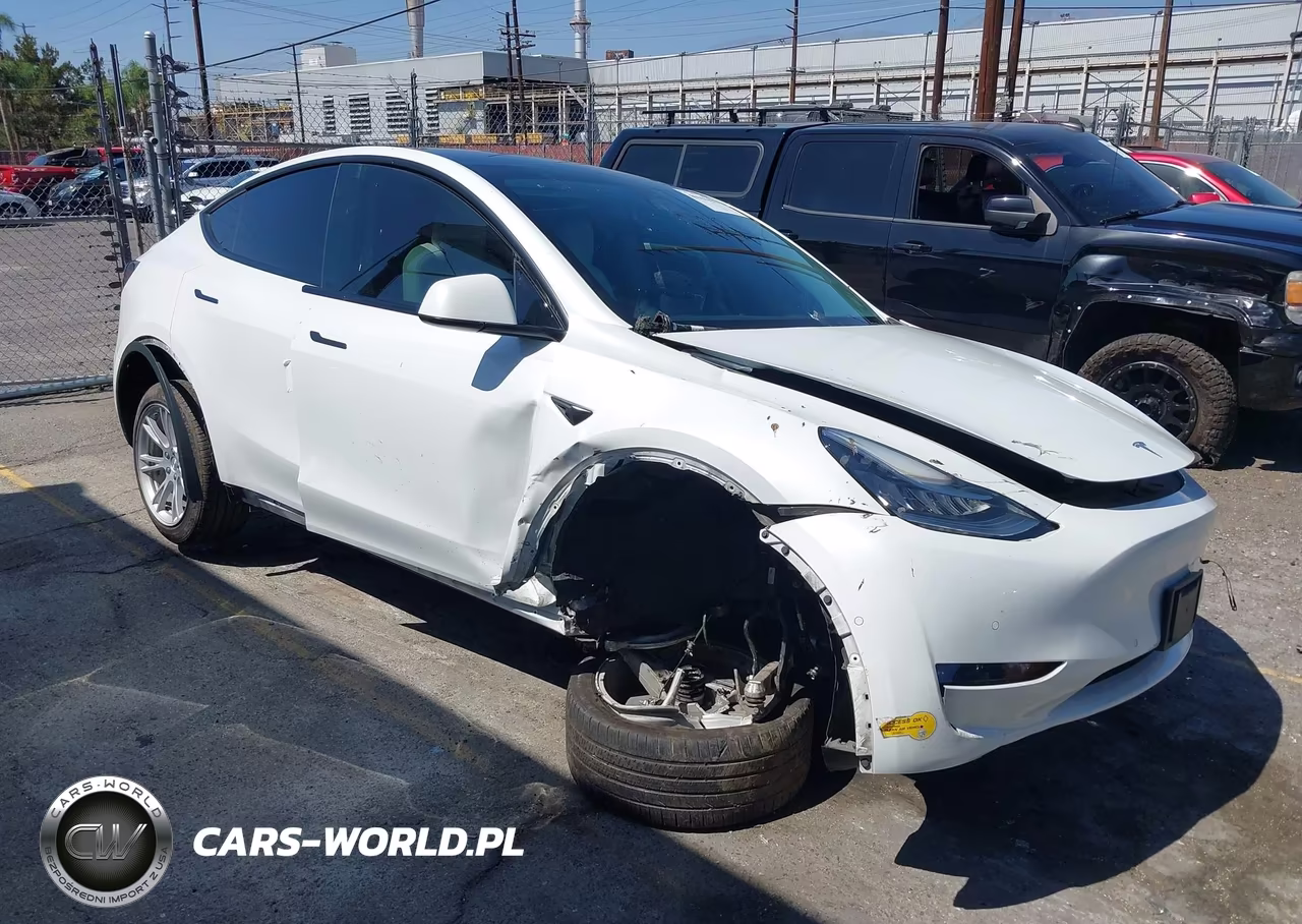2022 Tesla Model Y Long Range VIN:7SAYGDEE0NF353733 - 1