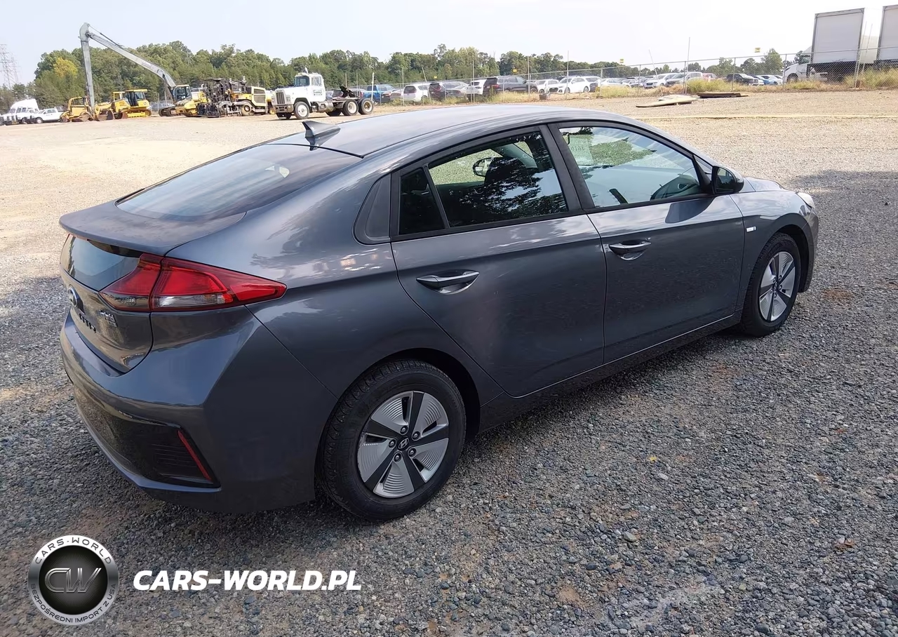 2019 Hyundai Ioniq Hybrid Blue VIN:KMHC65LC3KU155714 - 4