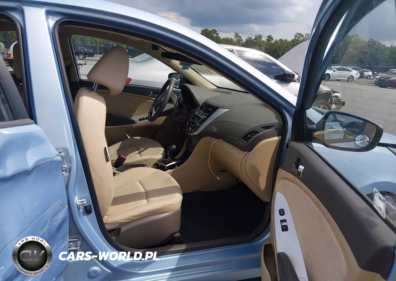 2013 Hyundai Accent Gls VIN:KMHCU4AEXDU434861 - 5
