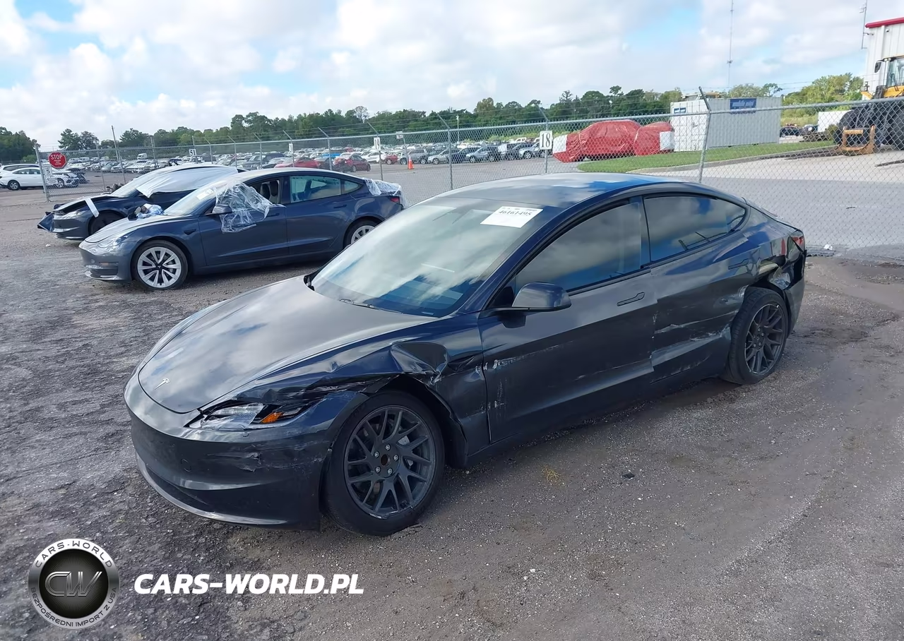 2024 Tesla Model 3 Long Range Dual Motor Rear-Wheel Drive-Rear-Wheel Drive VIN:5YJ3E1EA7RF833685 - 2
