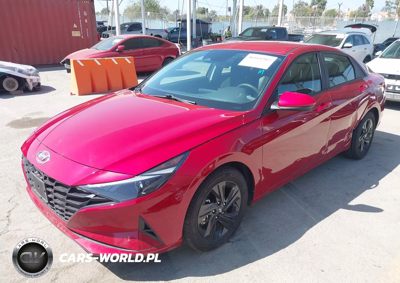 2023 Hyundai Elantra Hybrid Blue VIN:KMHLM4AJ9PU044903 - 2