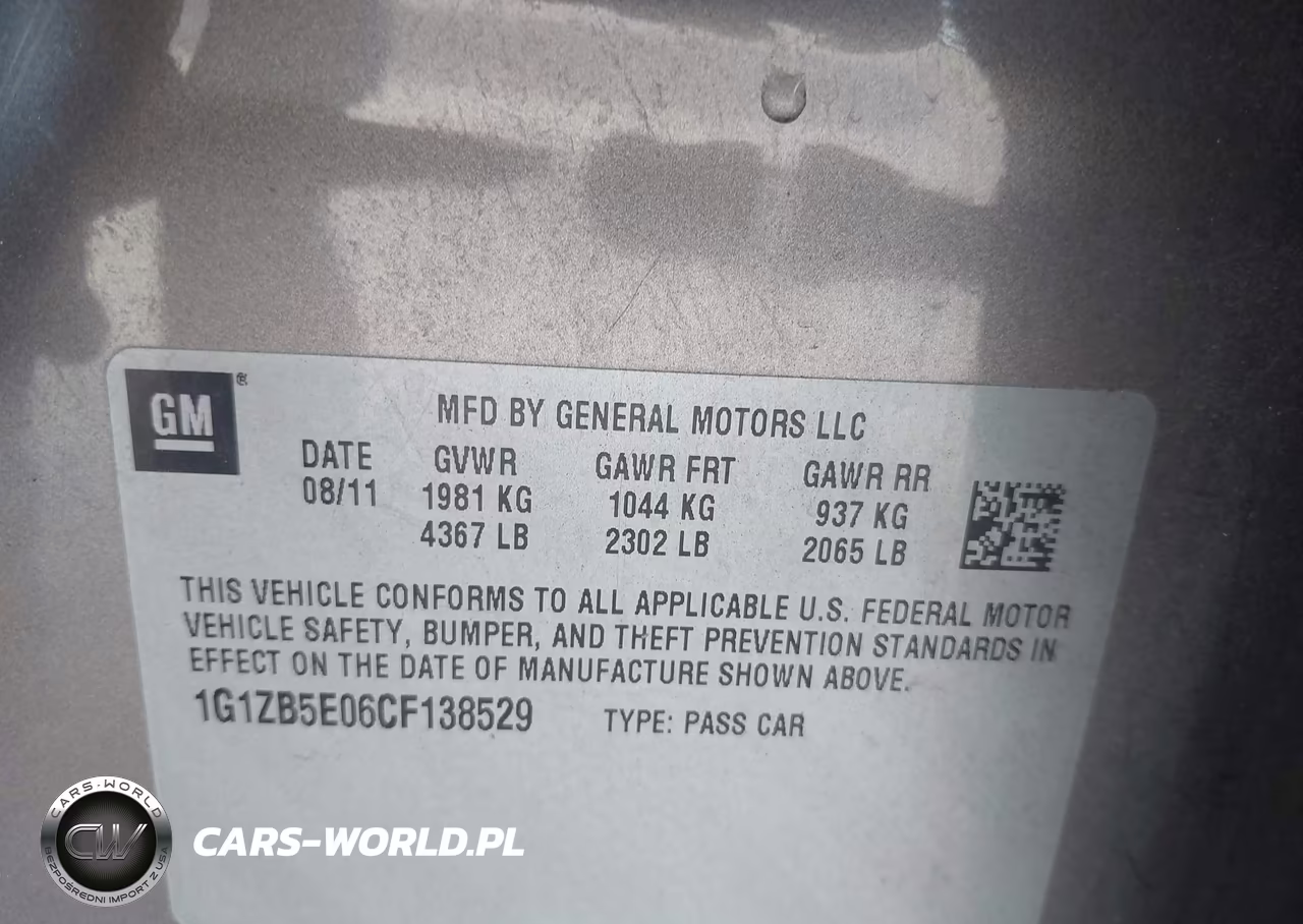 2012 Chevrolet Malibu Ls VIN:1G1ZB5E06CF138529 - 9