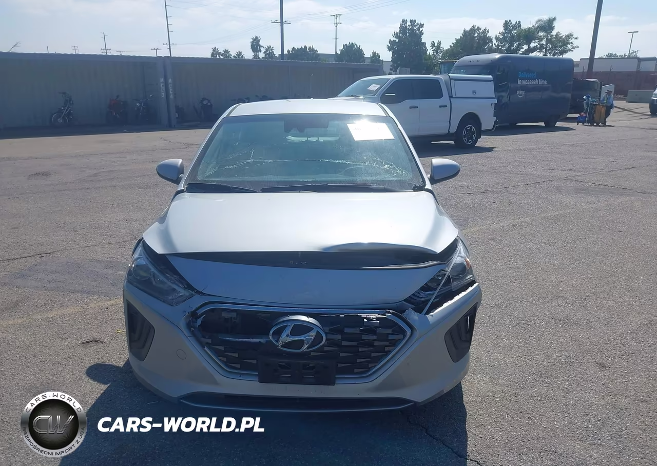 2021 Hyundai Ioniq Hybrid Blue VIN:KMHC65LC1MU247469 - 12