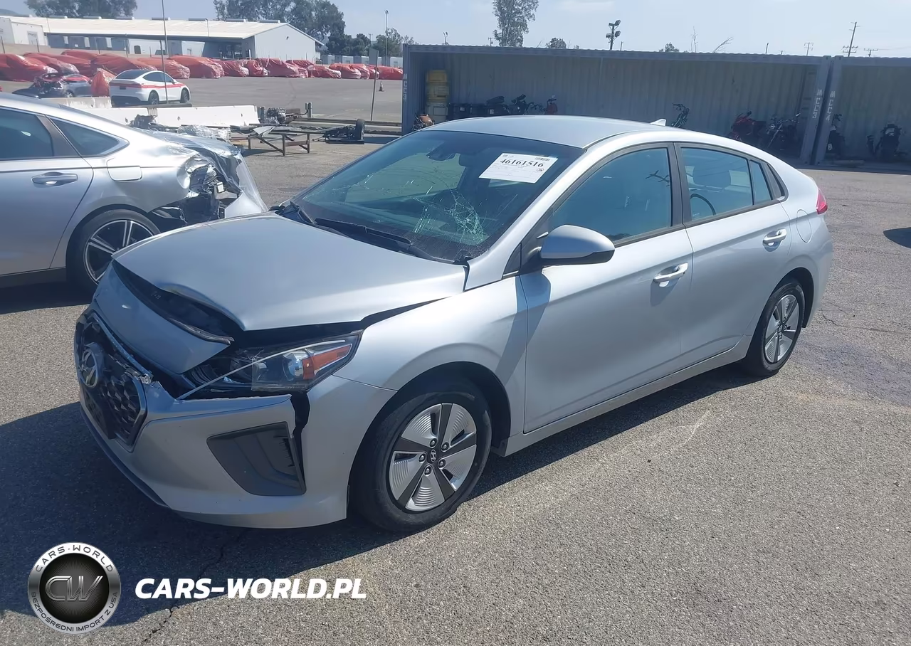 2021 Hyundai Ioniq Hybrid Blue VIN:KMHC65LC1MU247469 - 2