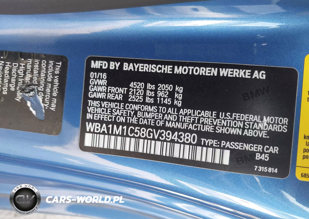 2016 BMW M235I VIN:WBA1M1C58GV394380 - 9